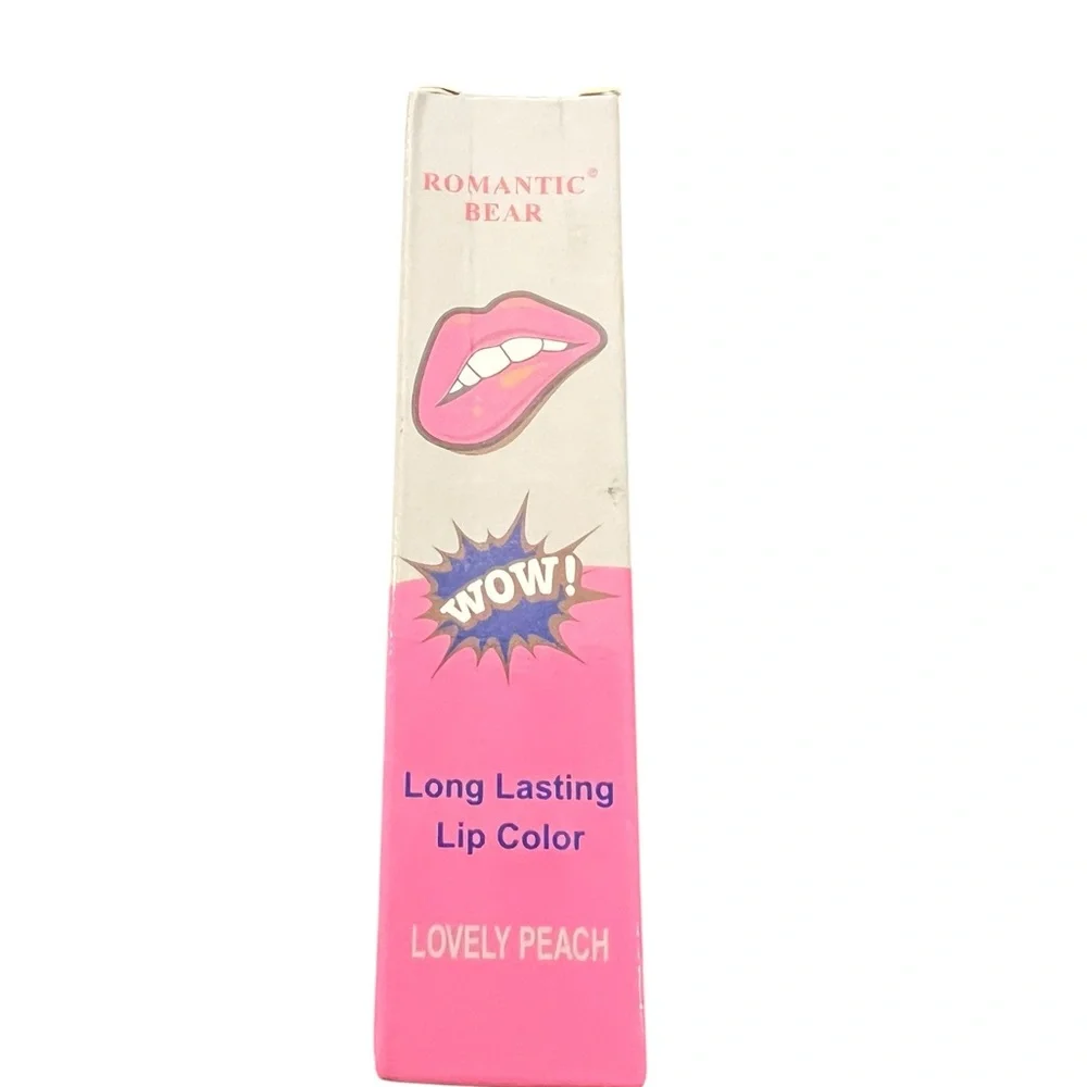 ROMANTIC BEAR LIP STAIN TATTOO MAGIC FLAWLESS LONG LASTING Lovely Peach‎ NEW